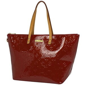 Louis Vuitton Bellevue Shoulder Bag Tote Vernis Pomme dAmour Red